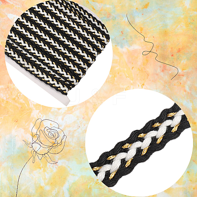 Braided Cotton Ribbons DIY-WH0082-36B-1