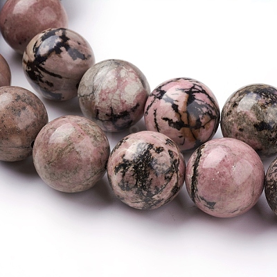 Natural Rhodonite Beads Strands G-G731-10-20mm-1