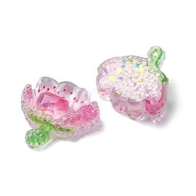 Transparent Epoxy Resin Decoden Cabochons X1-CRES-I030-16B-1