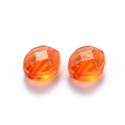 Transparent Acrylic Beads TACR-S154-18A-84-1