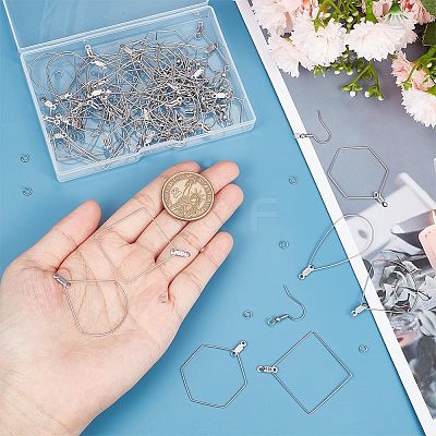 DIY Beaded Hoop Earring Making Kits DIY-UN0002-43P-1