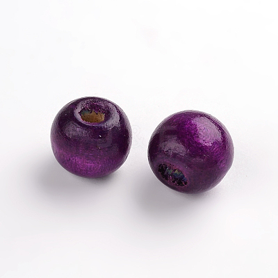 Natural Maple Wood Beads TB12mmY-3-1