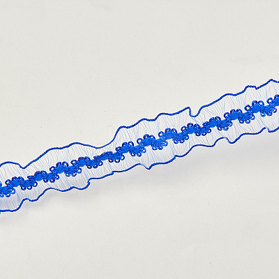 Nylon Elastic Pleated Lace Trim OCOR-CY0001-13H-1