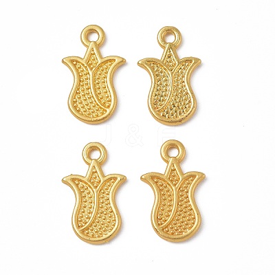Rack Plating Alloy Charms PALLOY-I215-21G-1