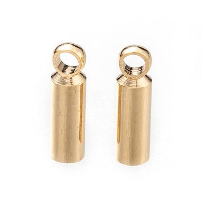 Brass Cord Ends KK-H759-40A-G-1