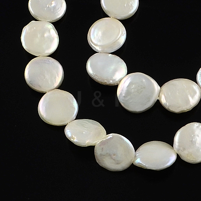 Natural Baroque Pearl Keshi Pearl Beads Strands PEAR-Q004-21C-1