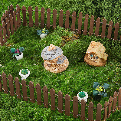 1Pc Wood Fence Ornaments WOOD-CN0001-28B-1
