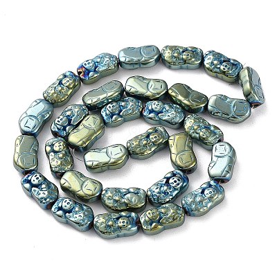 Electroplated Synthetic Non-magnetic Hematite Beads Strands G-F767-03C-1