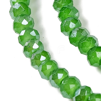 Baking Electroplate Glass Beads Strands DGLA-A039-J4mm-B11-1