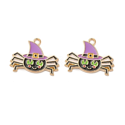 Alloy Enamel Pendants FIND-G055-17G-1