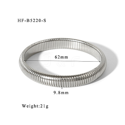 304 Stainless Steel Stretch Bangles FS-WG92846-02-1