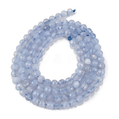 Natural Blue Lace Agate Beads Strands G-E411-12-3mm-01-1