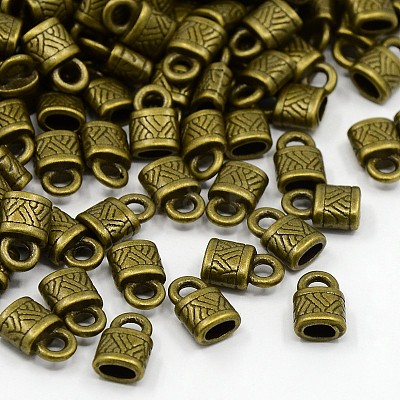 Tibetan Style Alloy Cord Ends MLF10823Y-NF-1