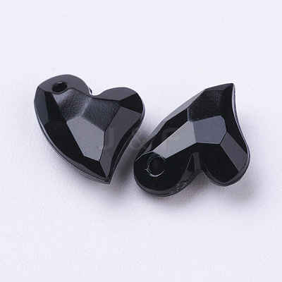 Opaque Acrylic Charms MACR-G055-11mm-01-1
