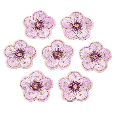 Computerized Embroidery Non Woven Fabric Self-adhesive Patches X-AJEW-T010-02E-1