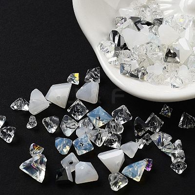 Opaque & Transparent Glass Beads GLAA-G109-01A-1