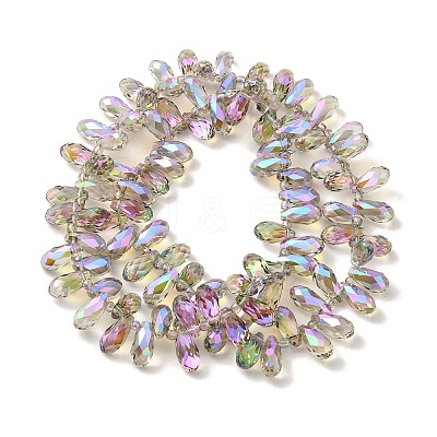 Electroplate Glass Beads Strands EGLA-B006-01A-FR01-1