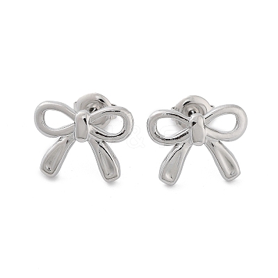 Non-Tarnish 304 Stainless Steel Stud Earrings EJEW-H115-09P-1