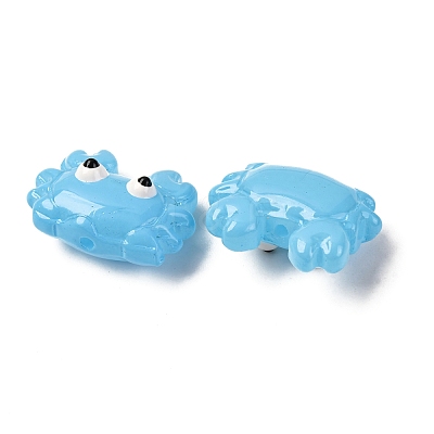 Transparent Glass Enamel Beads LAMP-V001-08J-1