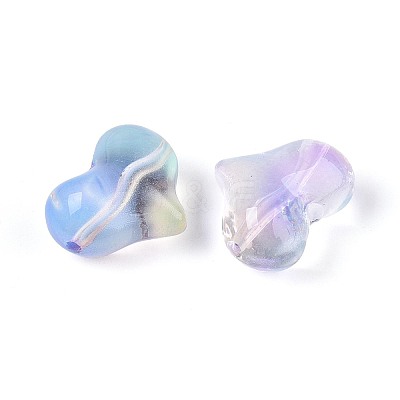 Transparent Glass Beads GLAA-T025-28A-1