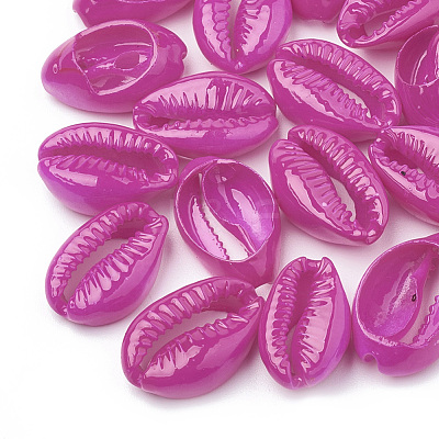 Natural Cowrie Shell Beads X-SHEL-T007-74C-1