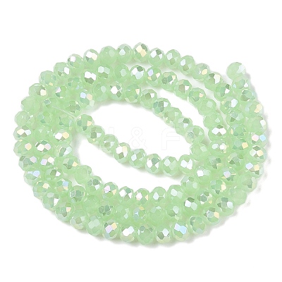 Electroplate Glass Beads Strands LS-EGLA-A044-J4mm-B08-1