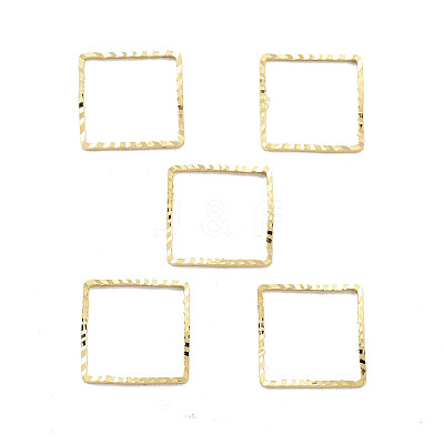 Brass Beads Frames KK-M288-01G-D-1