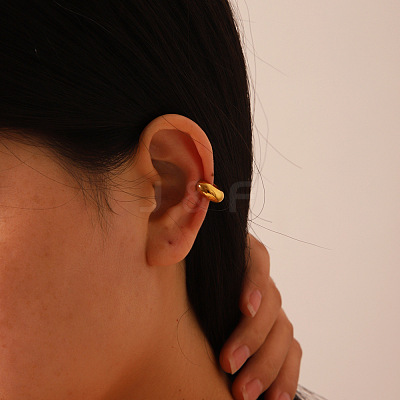 Elegant 304 Stainless Steel Cuff Earrings NQ7572-1-1