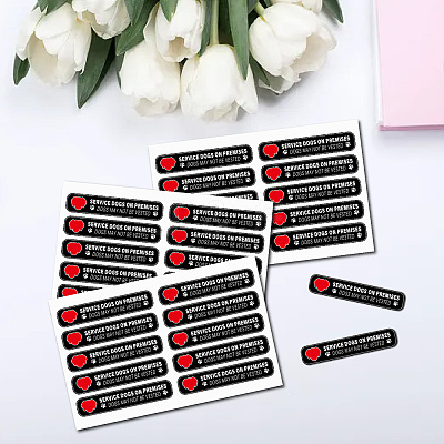 Mini PVC Coated Self Adhesive AUTOMATIC DOOR Warning Stickers STIC-WH0017-009-1