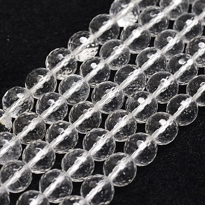 Natural Quartz Crystal Beads Strands X-G-D840-11-8mm-1