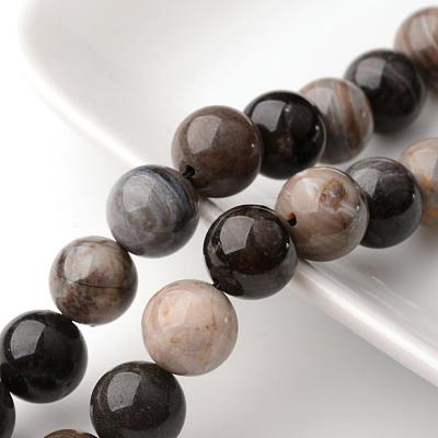 Natural Quartz Round Beads Strands G-K103-8mm-1