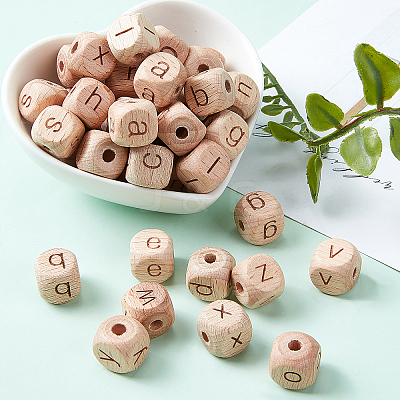 Natural Wood Beads WOOD-WH0112-73B-1