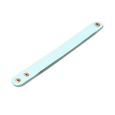 Faux Suede Snap Cord Bracelet BJEW-F428-14-1