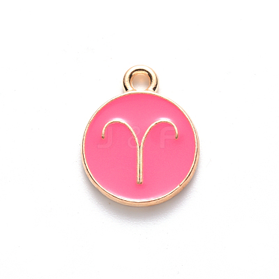 Alloy Enamel Pendants ENAM-S124-01A-03A-1