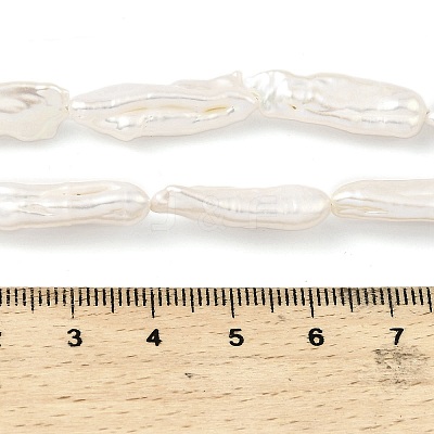 Natural Baroque Keshi Pearl Beads Strands PEAR-B004-04B-01A-1
