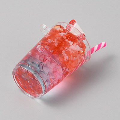 Transparent Acrylic Pendants OACR-WH20007-01C-15-1