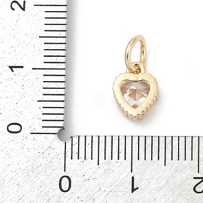 Brass Micro Pave Cubic Zirconia Pendants KK-H204-01KCG-05-1