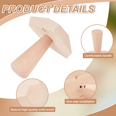 Wood Ceramic Bowl Molds WOOD-WH0030-98A-1