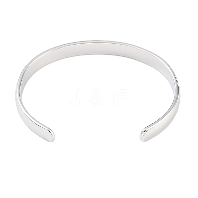 Non-Tarnish 304 Stainless Steel Open Cuff Plain Bangles BJEW-H591-01P-02-1