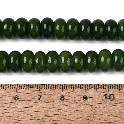 Natural White Jade Beads Strands G-Q613-01F-07-1