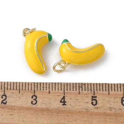 Brass Enamel Pendants KK-D336-06G-06-1