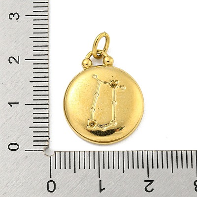 304 Stainless Steel Pendants Rhinestone Settings STAS-O009-01F-G-1