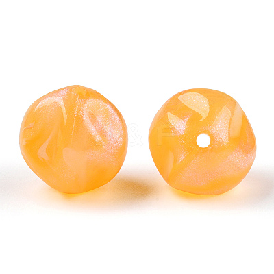 Opaque Acrylic Beads OACR-E014-16A-1