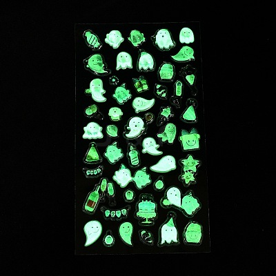 Epoxy Resin 3D Puffy Stickers DIY-G122-01F-1