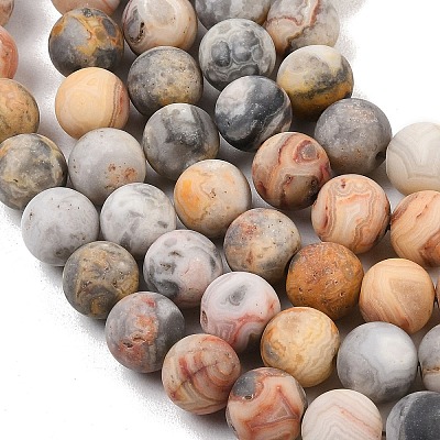 Natural Crazy Lace Agate Beads Strands G-Q462-10mm-12-1