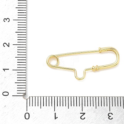 925 Sterling Silver Safety Pin Brooch Findings STER-H120-02G-1