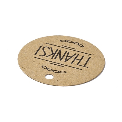 Thank You Theme Kraft Paper Jewelry Display Paper Price Tags CDIS-K004-01I-1