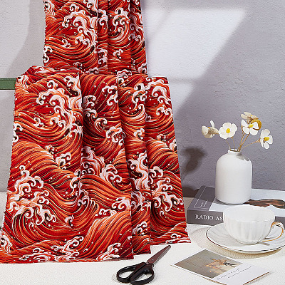 Japanese Style Cotton Fabric DIY-WH0589-004B-04-1
