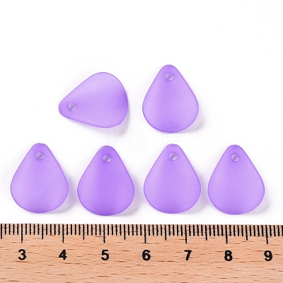 Transparent Frosted Acrylic Pendants MACR-S371-09A-747-1