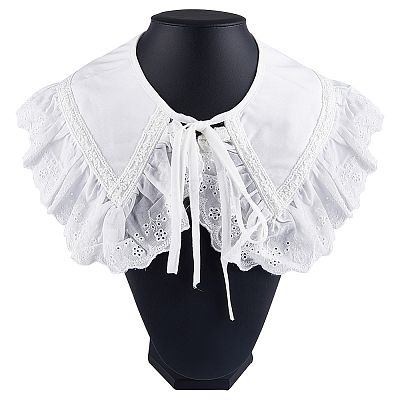 1Pc Detachable Polyester Lady's False Collars AJEW-GF0007-69-1